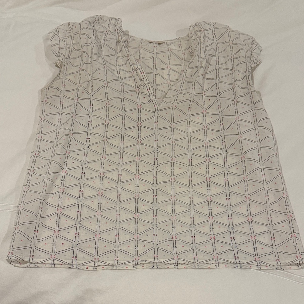 Layla Geometric Patterned Top - image 1
